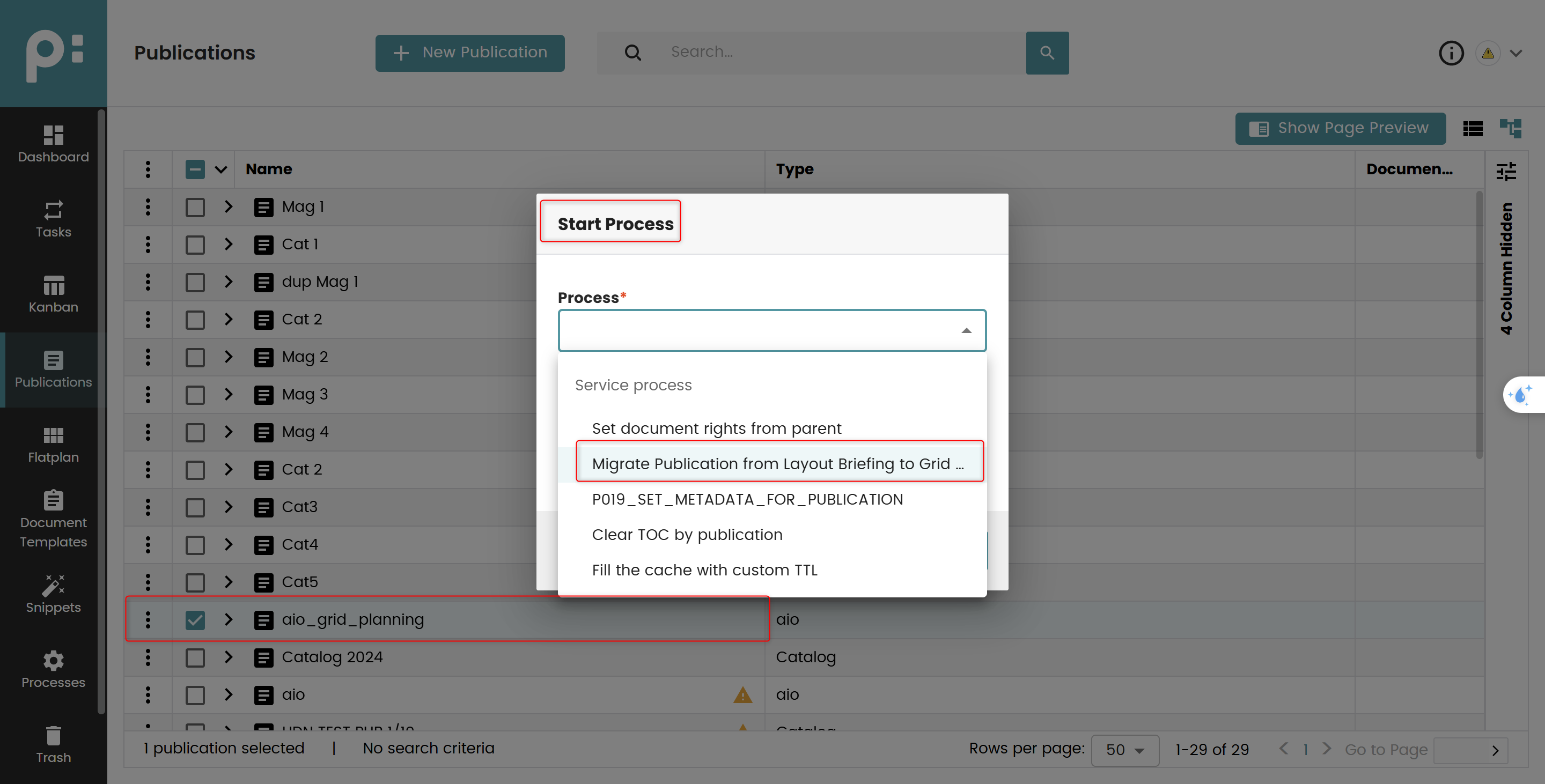 Where the process appears and  we can start processes